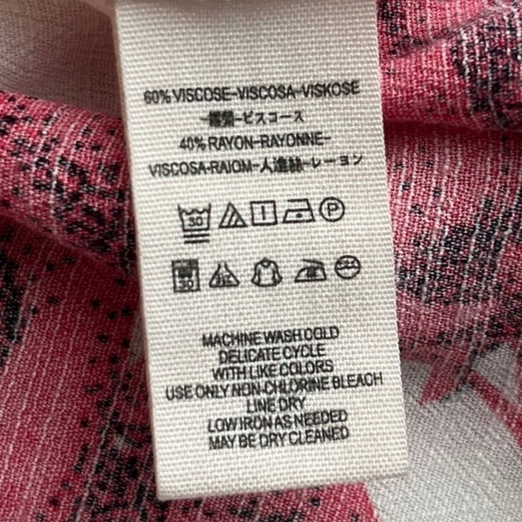 FREE PEOPLE French Quarter Cream Combo Mini Wrap Ruffle Dress Pink/White Size S - Picture 7 of 11